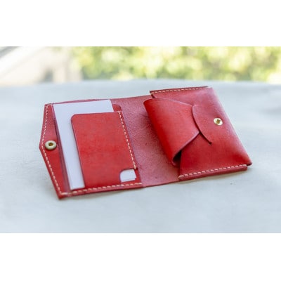 Tocco Fold(トッコ・フォルド)二つ折り財布　レッド