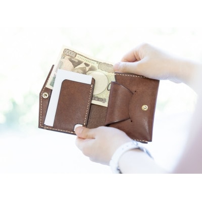 Tocco Fold(トッコ・フォルド)二つ折り財布　ブラウン
