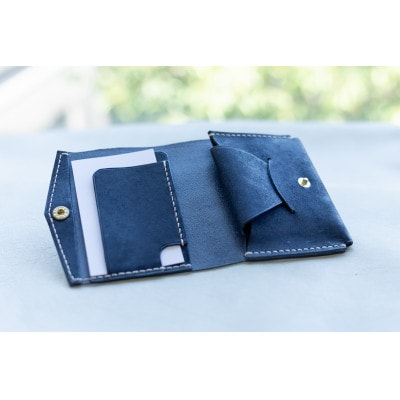 Tocco Fold(トッコ・フォルド)二つ折り財布　ネイビー