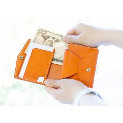 Tocco Fold(トッコ・フォルド)二つ折り財布　オレンジ