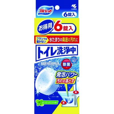 液体ブルーレットおくだけ除菌EXスーパーミント　付替え用10個&トイレ洗浄中(6錠)×1(富山市)