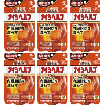 小林製薬　機能性表示食品　「ナイシヘルプ30日分」×6袋