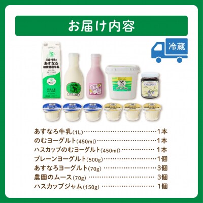 毎日の食事にプラス!あすなろ乳製品ミニセット!