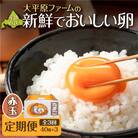 【3回定期便】大平原ファームの新鮮でおいしい卵 計40個(赤卵)×3ヶ月