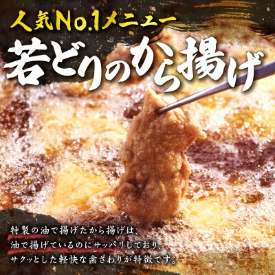 柔らかくてジューシーな名店の味!鳥せい本店の若どりから揚げ 食べきり1人前