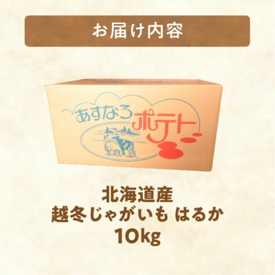 今が旬!ホクホク あま～い!低温貯蔵!北海道産 越冬じゃがいも はるか 約10kg