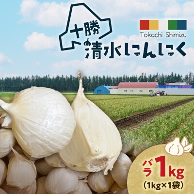 【北海道産】十勝育ちの十勝清水にんにく バラ1kg
