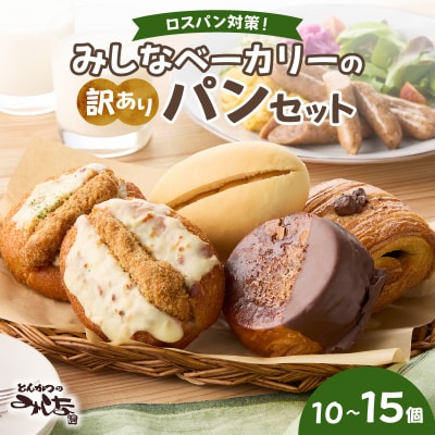 【訳あり】みしなベーカリーの訳ありパンセット　10～15個