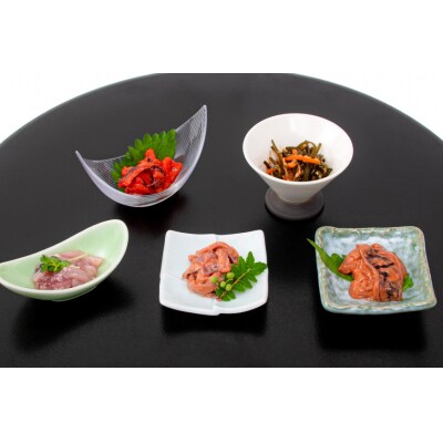 小野万 塩辛 珍味 5品セット [小野万 宮城県 気仙沼市 20564641] ◎