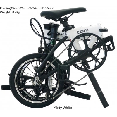 DAHON International Folding Bike  tbm Misty white