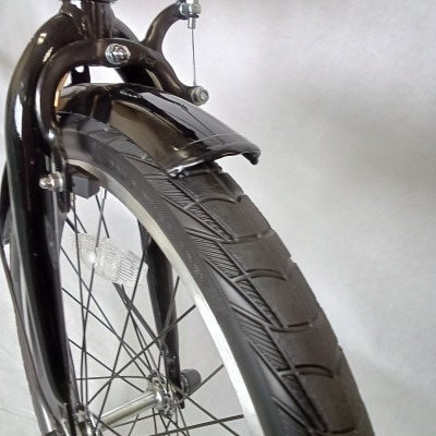 パンクしないオリタタミ自転車6段変速　20型　グリーン
