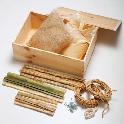三重県四日市市　左官職人が考えた小さな野菜蔵(DIYキット)【申し込み受付後生産品】