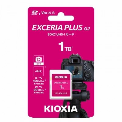 キオクシア(KIOXIA)EXCERIA PLUS G2 SDXC UHS-Iメモリカード 1TB