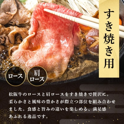 松阪牛 すき焼き( ロース ・ 肩ロース ) 600g
