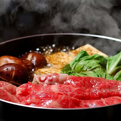 松阪牛 すき焼き (ロース)皿盛り(タレ付き)500g