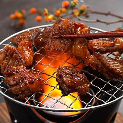 松阪牛 味付け肉ホルモン 計1kg (500g×2P)