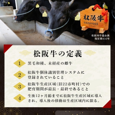 松阪牛 サイコロステーキ (モモ ・ バラ) 240g