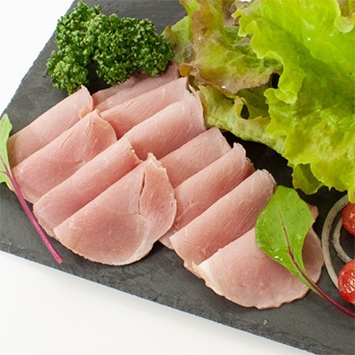 炭火で仕上げる つくば豚ボンレスハムスライス(70g×3パック)