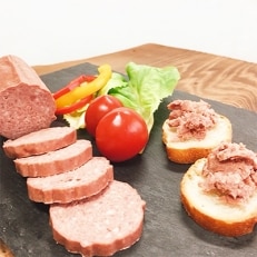 炭火使用レバーソーセージ(レバーペースト:180g×2P)とドリンクヨーグルト(500ml×1本)