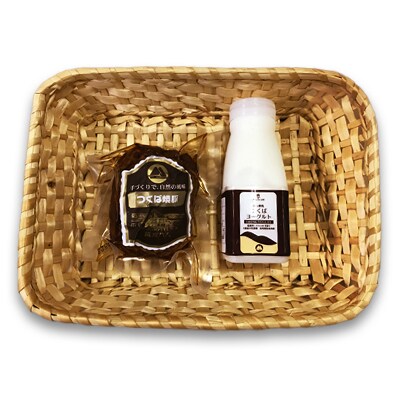 トロッとセット　つくば焼豚230g×1個とつくばヨーグルト200ml×1本【離島・沖縄配送不可】