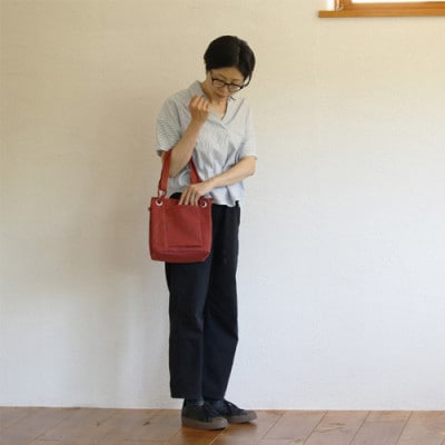 須田帆布　about town tote(レッド)