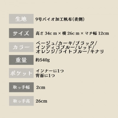 須田帆布 デイリー・トート その2(キナリ×ベージュ)