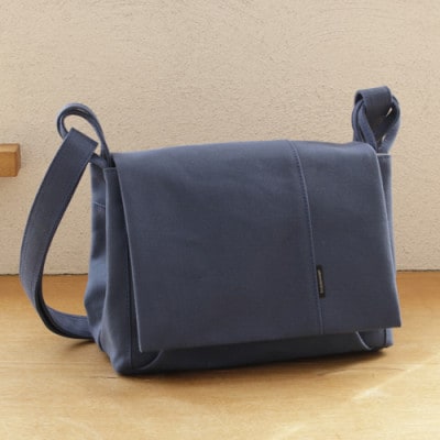 ごきげんショルダー・その2(インディゴブルー×ベージュ)