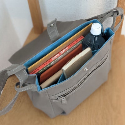 ごきげんショルダー・その2(インディゴブルー×ベージュ)