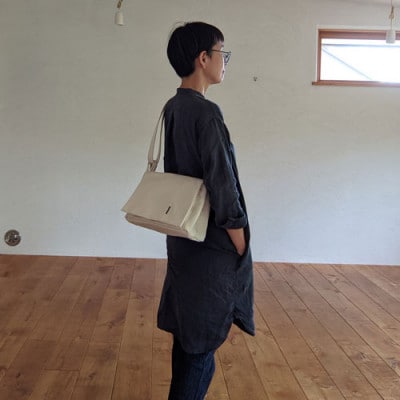 ごきげんショルダー・その2(オレンジ×ベージュ)