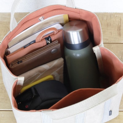 ごきげん・トート S(ブラック×レッド)