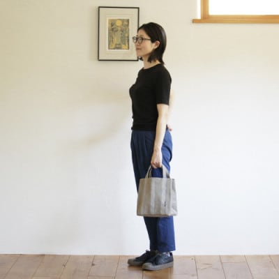 ごきげん・トート S(カーキ×レッド)