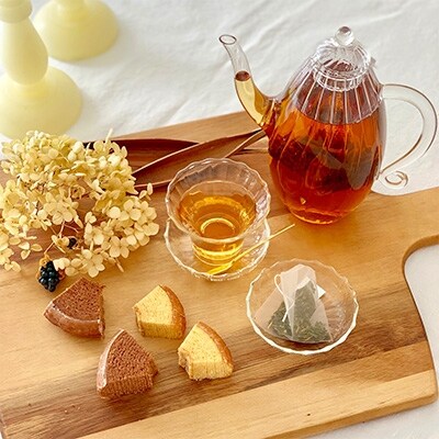【バウムクーヘンと紅茶の花水木】ミニクーヘン10個セット(プレーン・グリーンティー・チョコ)
