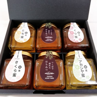 国産蜂蜜物語 (国産はちみつ100g × 6個) ギフトセット