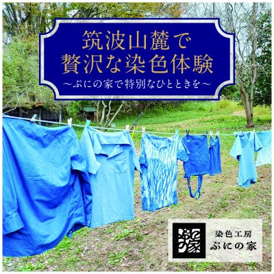 筑波山麓で贅沢な染色体験　30,000円分チケット