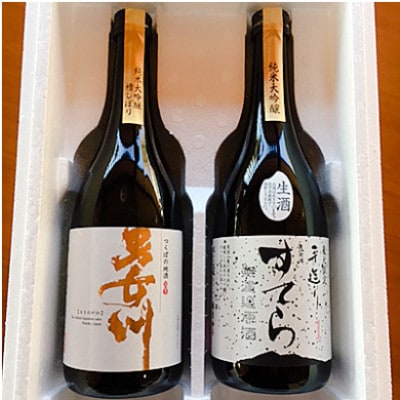 つくばの地酒「男女川・すてら」純米大吟醸セット 各1本×720ml【離島・沖縄配送不可】