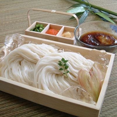 【無添加そうめんは理屈抜きの美味】三輪素麺 芳醇 2kg 木箱入