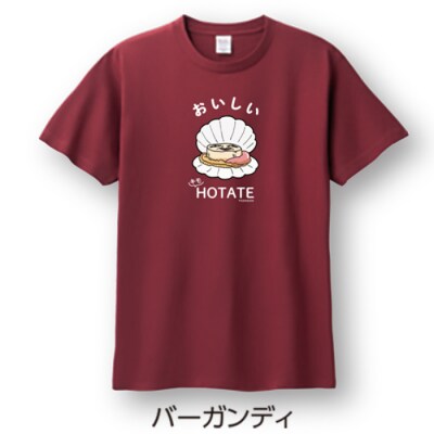 キモホタテグッズ(Tシャツ LLサイズ バーガンディ・クリアファイル・シール)