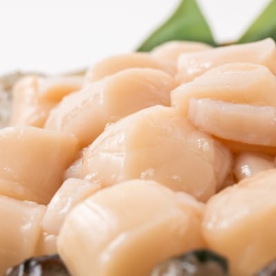 大粒!冷凍帆立貝柱500g×4(計2kg)