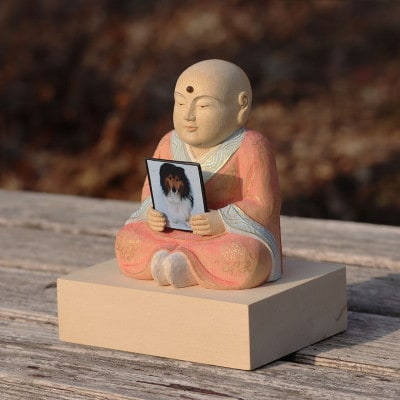 ペット供養仏 いつくしみ地蔵尊　朱