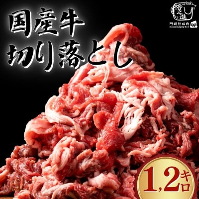 格之進の国産牛切り落とし 1.2kg プレミアム 無添加 高級