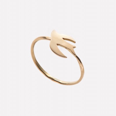 K18 つばめリング レディース アクセサリー