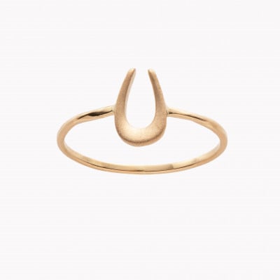 K18 ホースシューリング レディース アクセサリー