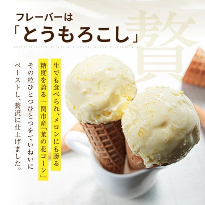 とうもろこしアイス 100ml×5個セット 山小屋ジェラート「君と、とうもろこし」