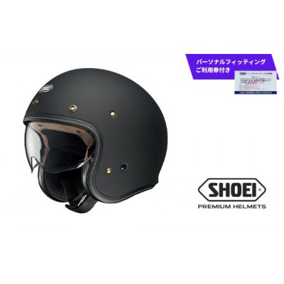 SHOEI ヘルメット「J・O+ マットブラック」XXL パーソナルフィッティングご利用券付
