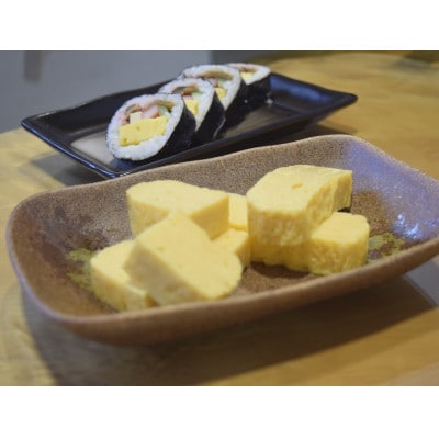 工場直送!　こだわり厚焼玉子2種食べ比べセット(2本入り)
