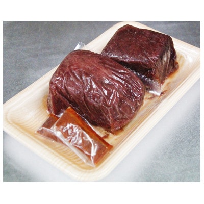 会津馬刺し ランプ (100g×2)　力道山秘伝の辛子味噌タレ付き　肉の庄治郎　
