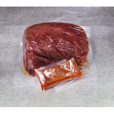会津馬刺し ランプ (100g×2)　力道山秘伝の辛子味噌タレ付き　肉の庄治郎　