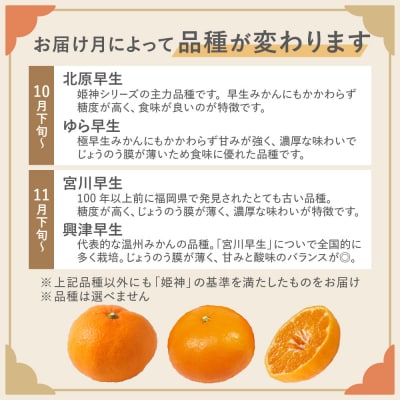 むなかたブランド「姫神」3kg 【2025年10月下旬～12月発送】【ほたるの里】_HA1346