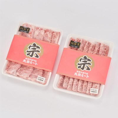 佐賀牛 肩ロース500g & ウデ・モモスライス500g セット(合計1kg)(H065143)