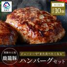 枕崎産黒豚 【鹿籠豚 ハンバーグ】10個セット 地元で大人気の逸品 冷凍 B3-10